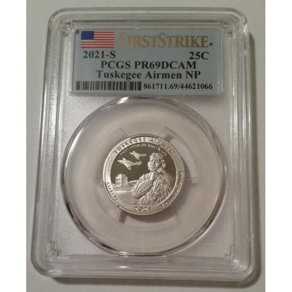 2021 S Clad Tuskegee Airmen NP Quarter Proof PR69 DCAM PCGS FS - Picture 1 of 2
